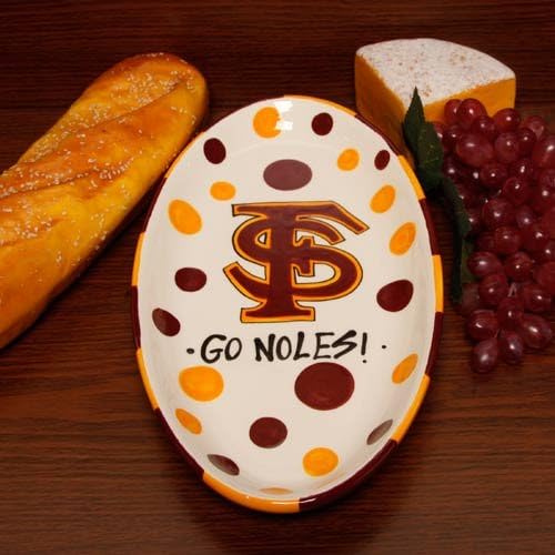 FSU Seminoles By Magnolia Lane 12'' Oval Platter No Size