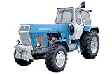 Dickie-Schuco 450768000 - Schuco - Fortschritt ZT 303 1:32 Traktor, blau-beige, Windowbox mit Styroporeinsatz