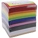Peel & Stick Foam Sheets 5.9-Inch-by-4.43-Inch 65-Pack, Rainbow Colors