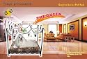 GoPro Auxi Empire Series "The Queen" Style Wrought Iron Pet Bed