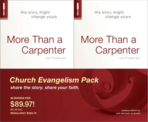 More Than a Carpenter Church Evangelism Pack 30-Pack