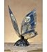 Butterfly Tiffany Style Stained Glass Accent Table Lamp 15" H Meyda 48017