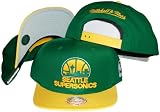 Mitchell And Ness Seattle Supersonics Nba Snapback Cap Green 0