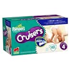 Pampers Cruisers Dry Max Diapers, Size 4, 140 Count