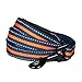 Blueberry Pet 4 Colors Stripe Dog Leash with Soft & Comfortable Handle, 5 ft x 3/4