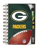 Green Bay Packers Deluxe Hardcover, 4 x 6 Inches Notebook and Pen Set, Team Colors (12023-QUJ)