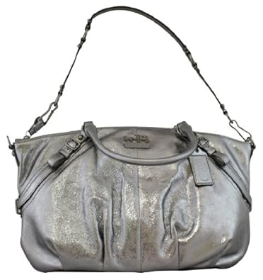 coach wallets silver