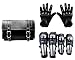 Autopearl Premium Quality Bike Accessories (Combo Of Premium Quality Square Saddle Bag. & Scoyco MC-10 1 Pair of Hand Grip Gloves for Bike Motorcycle Scooter Riding - (Black And White) & Pro Biker Knee Pads Motorcycle Knee Motion Warm Professional Pads RS.2996.00