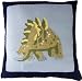 Dino Dave Blue Pillow