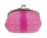 Coach Signature Framed Coin Purse 60292 (Raspberry Pink)