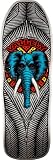 Powell-Peralta Skateboards Mike Vallely Elephant Deck (Silver/Black, 10-Inch)