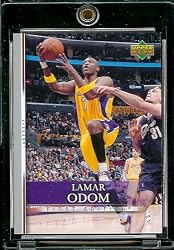 2007-08 Upper Deck First Edition # 44 Lamar Odom - NBA Basketball Trading Card in a Protective Display Case