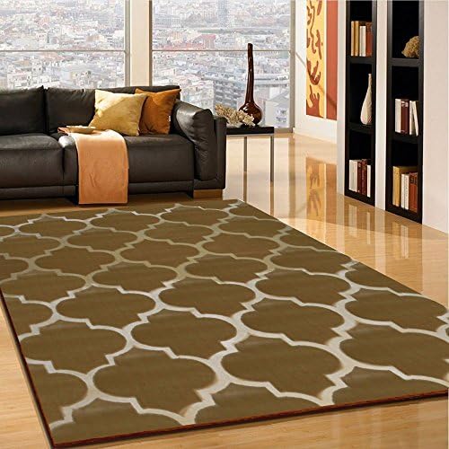Moroccan Biege Transitional Modern Oriental Area Rug 5' X 7' + Free Shipping