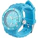 St. Leonhard Sportliche Silikon-Quarz-Armbanduhr himmelblau