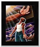 Lester J. Kern - Cleansed By His Blood - Framed 12.5x10.5 Art Print Poster African-American