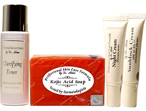 DrAlvin-Maping-Shop-Skin-CLARIFYING-Facial-Lightening-Set-w-Kojic-Acid-Soap-Toner-Cream-Set-of-4-Pcs