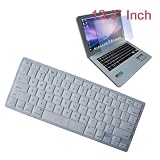 Premium Clear Soft Silicone Keyboard Skin Cover + 13.3 inch Clear screen Protector for Apple Macbook/Air 13.3 inch Laptop