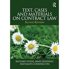 Text, Cases and Materials on Contract Law