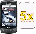 5x LG Optimus S LS670 Premium Clear LCD Screen Protector Shield Cover Guard Film Kit, no cutting is required! Exact fit and satisfaction guaranteed!