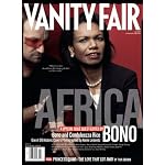 Vanity Fair July 2007 Africa Issue, Rice/Bono Cover book cover