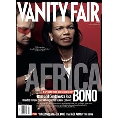 Vanity Fair July 2007 Africa Issue, Rice/Bono Cover