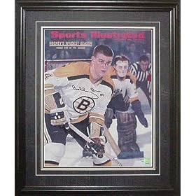 Bobby Orr Boston Bruins - Sports Illustrated Cover #1 - Framed 16x20 Autographed Photograph