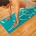 RatMat Yoga Mats - Thick ¼ - Foldable and Rollable - Travel Friendly - Yoga Towel Bundles - Phthalate Free Mats - 100% Microfiber Yoga Towels