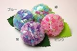 ４色から選べる！あじさいの栞（金平糖） (むらさき)