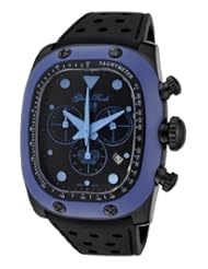 Glam Rock Unisex GR70107 Gulfstream Collection Chronograph Black Silicon Watch