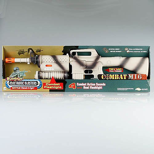 Sound and Light Combat M16 with Combat Flashlight