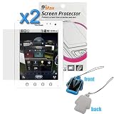 GTMax 2 X Clear LCD Screen Protector Film Guard LCD Screen Cleaner Strap for Viewsonic V7E ViewPad 7e 7-Inch Android 23 Gingerbread Tablet on sale
