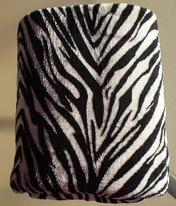 Animal Print Fleece Zebra Home Bed Sofa Blanket Throw 120 ...