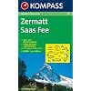 Zermatt - Saas Fee 1 : 50 000: Wanderkarte. Orts- und Namensregister / Carta escursioni. Indice dei nomi e delle localit�