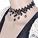 YAZILIND Jewelry Black Lace Statement Choker Collar Necklace Sexy Noble Chain for Women