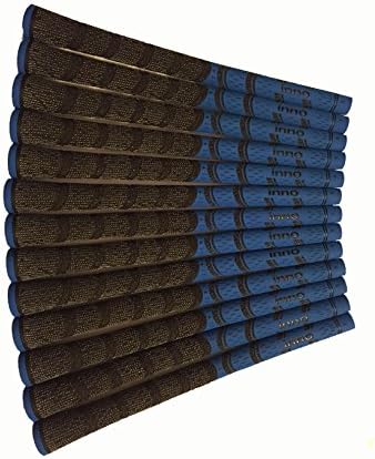 13 Two Tones, Multi Compound-cord Golf Grips (Blue/Blk)