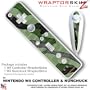 Nintendo Wii Remote Controller Skins - Camouflage Green WraptorSkinz TM Kit by TuneTattooz TM