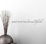 UPC 642014251315 product image for Wall Vinyl Decal Good morning beautiful hearts inspirational family love vinyl q | upcitemdb.com