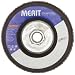 Merit Flap Disc, Type 29, , 5/8"-11 Arbor, Zirconia Alumina, 4-1/2" Diameter, Grit 40  (Pack of 10)