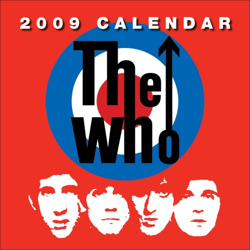 The Who: 2009 Wall Calendar under Music in The Books Store