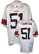 Cleveland Browns Mens NFL Replica Jersey Chaun Thompson #51 White