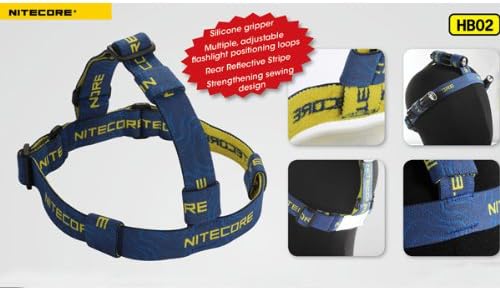 Nitecore HB02 Flashlight Headlight Headband For AA CR123 502B