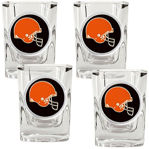 Great American Products Cleveland Browns Set of 4 Shot Glasses