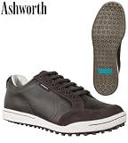 Ashworth Cardiff Golf Shoes Chocolate/White/Black Medium 9