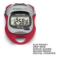 Sportline 480 Tough Timer Stopwatch Sport Stop Gym Date Run Gym Alarm Counter !!