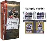 2006 Bowman Sterling Football Factory Sealed Hobby Box (AT LEAST 7 Autographed Rookie Cards, 5 Rookie Jersey Cards, 12 Regular Rookie Cards, & 5 Veteran Jersey Cards Per Box)