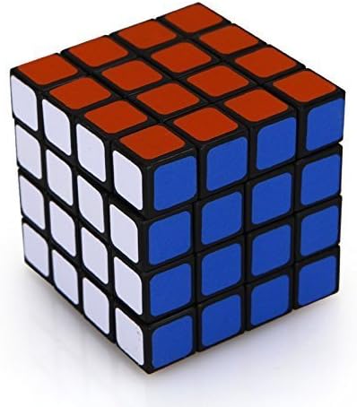 YKL WORLD Magic Puzzle 4x4 Cube Children Toy,Black