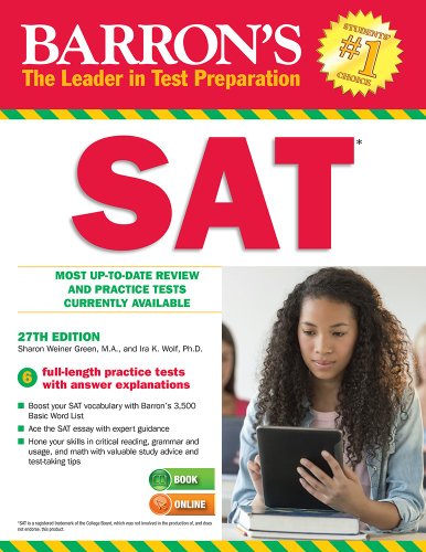 Barron's SAT, 27th edition (Barron's Sat (Book Only)) Barron's SAT, 27th edition (Barron's Sat (Book Only))