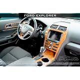 Interior Dash Trim Kit for 2011 FORD EXPLORER in Honey Burl Finish 25pcs by Sherwood Dash