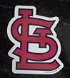 St. Louis Cardinals Cap Logo MLB Car Magnet