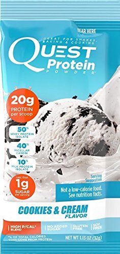 Quest Nutrition - Protein Powder Cookies & Cream - 1 oz. Single Serving